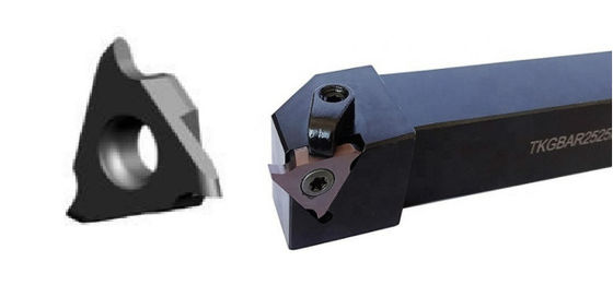 OEM লেদ বিভাজন সরঞ্জাম GBA43R320 CNC ত্রিভুজ টংস্টেন কার্বাইড সন্নিবেশ